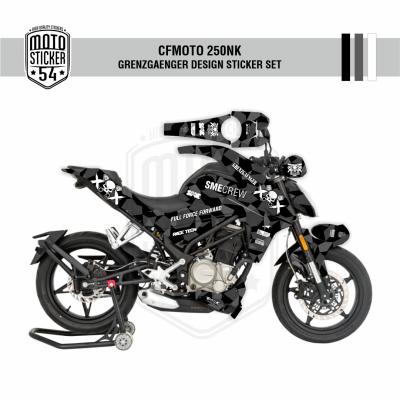 CFMOTO 250NK Grenzgaenger Design Siyah Görsel Siyah Beyaz