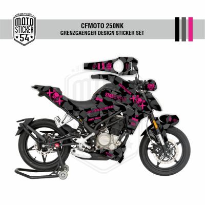 CFMOTO 250NK Grenzgaenger Design Siyah Görsel Siyah Pembe