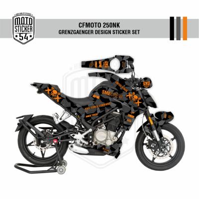 CFMOTO 250NK Grenzgaenger Design Siyah Görsel Siyah Turuncu