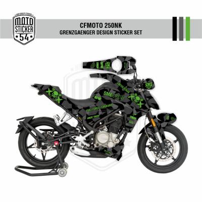 CFMOTO 250NK Grenzgaenger Design Siyah Görsel Siyah Yeşil
