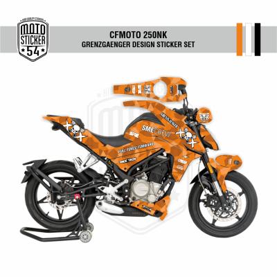 CFMOTO 250NK Grenzgaenger Design Siyah Görsel Turuncu