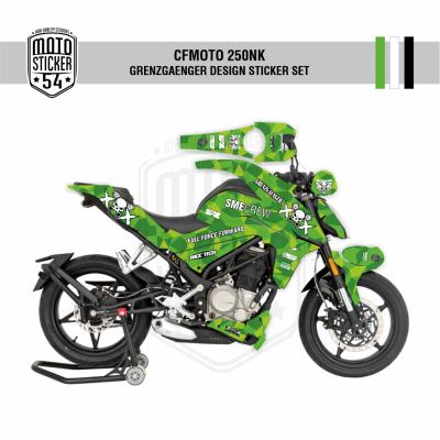 CFMOTO 250NK Grenzgaenger Design Siyah Görsel Yeşil