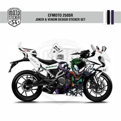 CFMOTO 250SR Joker & Venom Design Görsel Beyaz