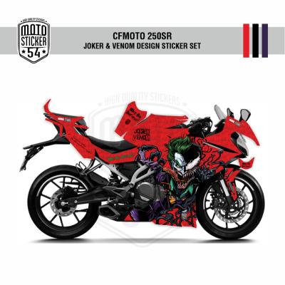CFMOTO 250SR Joker & Venom Design Görsel Kırmızı