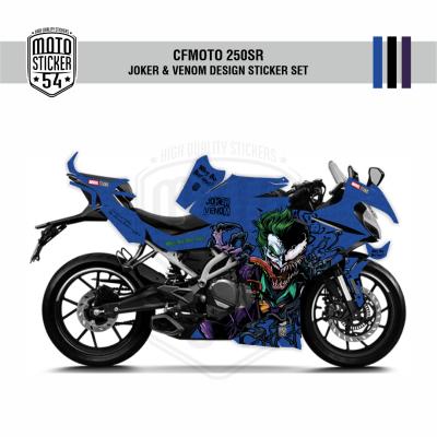 CFMOTO 250SR Joker & Venom Design Görsel Lacivert