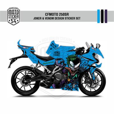 CFMOTO 250SR Joker & Venom Design Görsel Mavi
