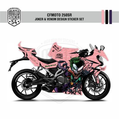 CFMOTO 250SR Joker & Venom Design Görsel Toz Pembe