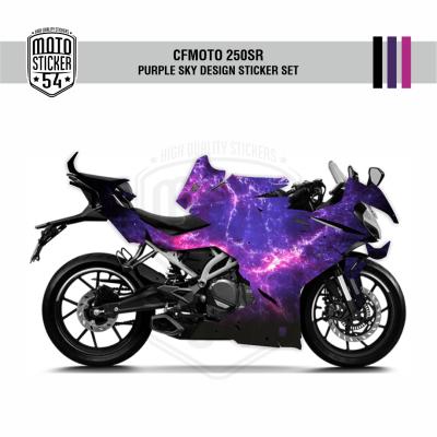 CFMOTO 250SR Purple Sky Design Görsel