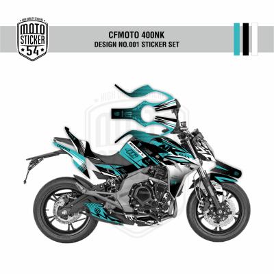 CFMOTO 400NK Design No001 GörselTurkuaz Beyaz