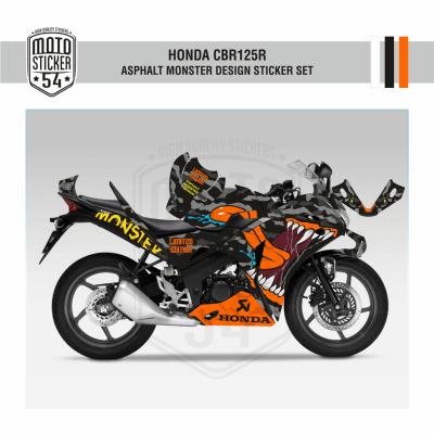 Honda CBR125R Asphalt Monster Design Görsel Turunculu.png