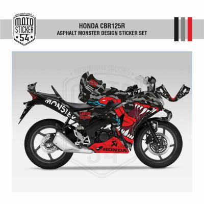 Honda CBR125R Asphalt Monster Design Siyah Görsel 1.png