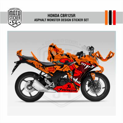 Honda CBR125R Asphalt Monster Design Turuncu Görsel 1.png