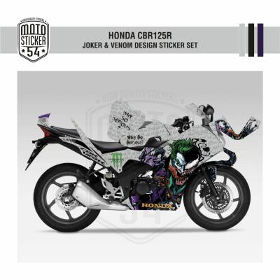 Honda CBR125R Joker & Venom Design Görsel Gri 1.png