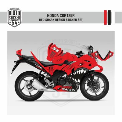 Honda CBR125R Red Shark Design Görsel 1.png