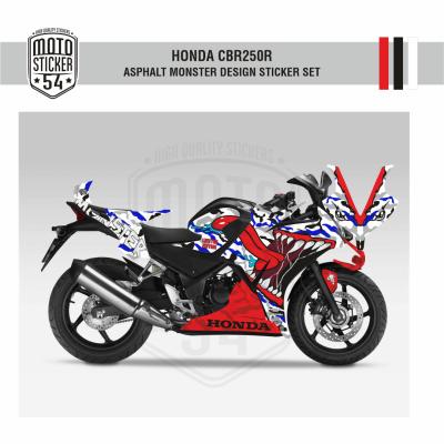 Honda CBR250R 2 Asphalt Monster Design Beyaz Görsel 1.png