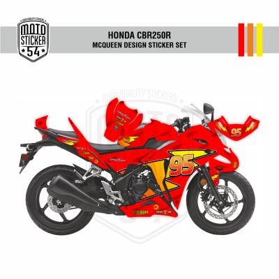 Honda CBR250R Tek Farlı McQueen Design Görsel Kırmızı.png