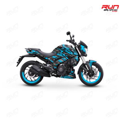 BAJAJ DOMİNAR 250- 400 KARIŞIK ÇİZGİ MAVİ GRİ