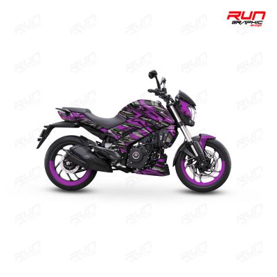 BAJAJ DOMİNAR 250- 400 KARIŞIK ÇİZGİ MOR GRİ