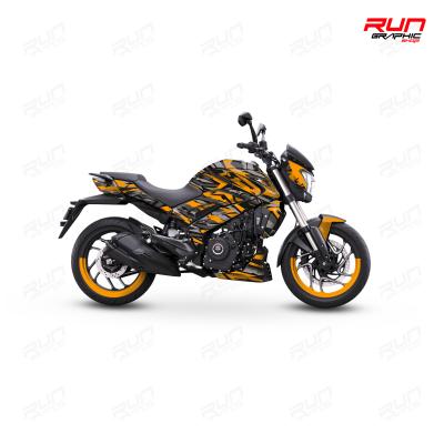 BAJAJ DOMİNAR 250- 400 KARIŞIK ÇİZGİ TURUNCU GRİ