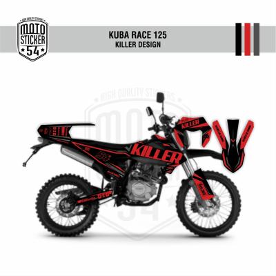 KUBA RACE 125 KILLER DESIGN KIRMIZI