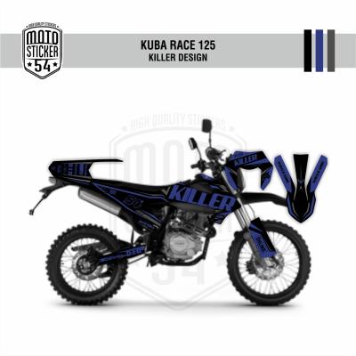 KUBA RACE 125 KILLER DESIGN MAVİ
