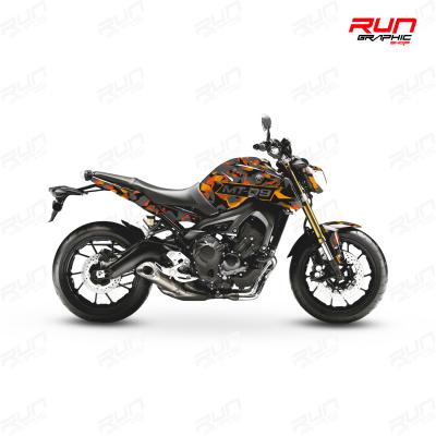 MT 09 KAMUFLAJ TURUNCU SARI GRİ