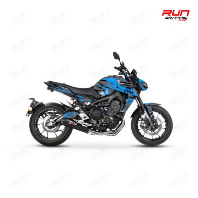 MT 09 KARMA GRİ MAVİ