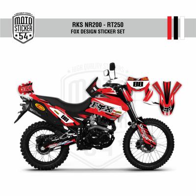 RKS NR200-RT250 FOX DESİGN KIRMIZI