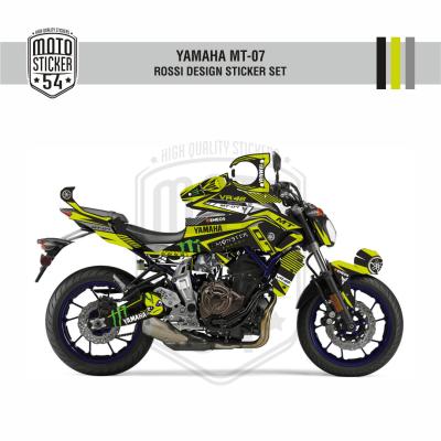 Yamaha MT-07 Rossi Design Sarı Görsel 1
