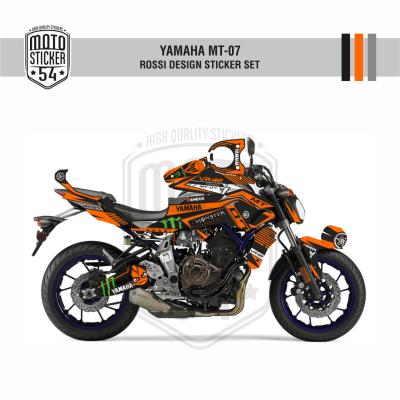 Yamaha MT-07 Rossi Design Turuncu Görsel 1