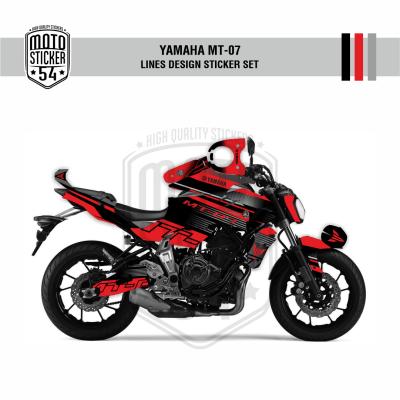 Yamaha MT 07 v1 Lines Design Görsel Renk 3