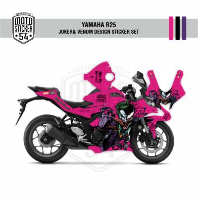 Yamaha R25 2019 Joker & Venom Design Pembe