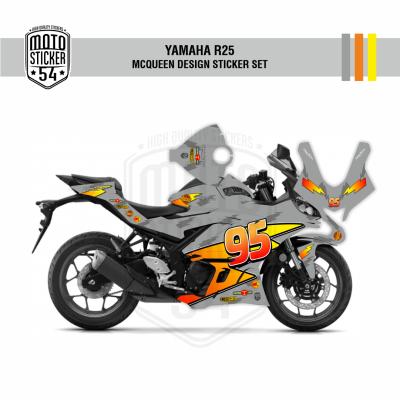 Yamaha R25 2019 McQueen Design Görsel Gri