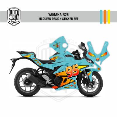 Yamaha R25 2019 McQueen Design Görsel Turkuaz
