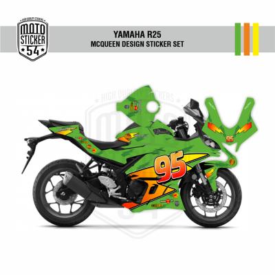 Yamaha R25 2019 McQueen Design Görsel Yeşil