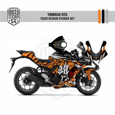 Yamaha R25 2019 Tiger Design Görsel Turuncu 1