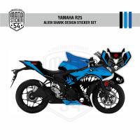 Yamaha R25 Eski Kasa Alien Shark Design Görsel Açık Mavi