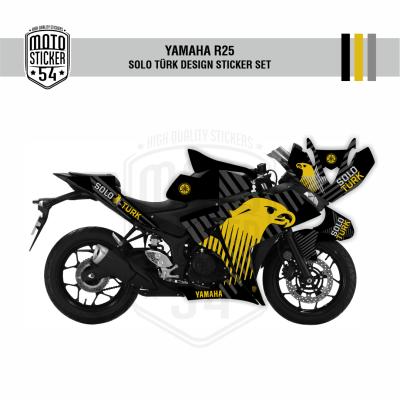 Yamaha R25 Eski Kasa Solo Türk Design Görsel Siyah