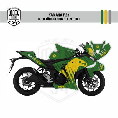 Yamaha R25 Eski Kasa Solo Türk Design Görsel Yeşil