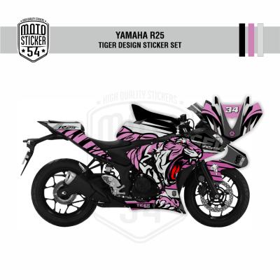 Yamaha R25 Eski Kasa Tiger Design Görsel Lila