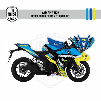 Yamaha R25 Rossi Shark Design Görsel 1