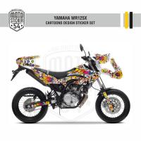 Yamaha WR125X Cartoons Design Görsel 1