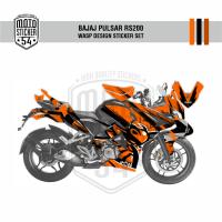 Bajaj Pulsar RS200 Wasp Design Görsel Turuncu