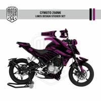 CFMOTO 250NK Lines Design 88 Görsel Siyah Mor