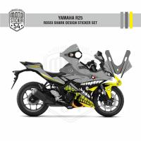 Yamaha R25 2019 Rossi Shark Design Mavi Görsel Gri