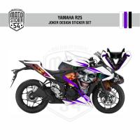 Yamaha R25 Eski Kasa Joker Design Görsel Beyaz Mor
