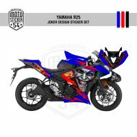 Yamaha R25 Eski Kasa Joker Design Görsel Lacivert Kırmızı