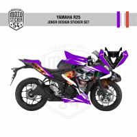 Yamaha R25 Eski Kasa Joker Design Görsel Mor Beyaz