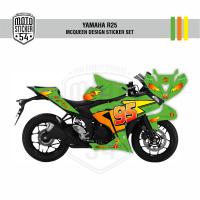 Yamaha R25 Eski Kasa McQueen Design Görsel Yeşil